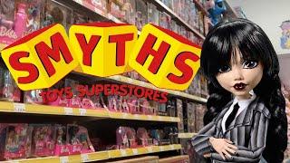 WEDNESDAY IS IN SMYTHS TOYS UK!!!!  - Toy Hunting Vlog Monster High X Wednesday Doll Smyths Toys