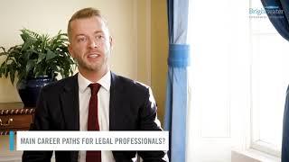 What is the typical career path for a legal professional in Ireland?