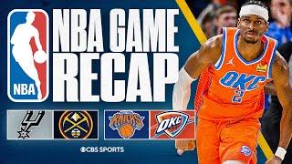 Spurs vs Nuggets + Knicks vs Thunder | NBA Game Recap