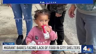 One Milk Per Baby: Migrant Toddlers Are Facing Lack of Food in NYC Shelters | NBC New York