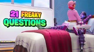 GAMER GIRL 21 FREAKY QUESTIONS .. IT GOT THIRSTY 