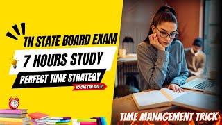 Time Management For State Board Exam 2024|TN State Board Exam Preparation | Bamboo Tools