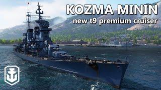 New Tier 9 Premium Cruiser Kozma Minin