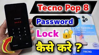 Tecno Pop 8 Password Lock Kaise Tode || Tecno Pop 8 Hard Reset 2024 