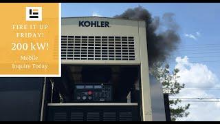 200 kW Kohler Diesel Generator (Mobile) - Start Up