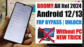 All Itel Mobile Frp Remove 2024 | New easy method | remove Frp Easly #frp #bypass_frp