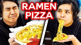 I Tried Japan's RAMEN PIZZA