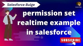 permission set realtime example | salesforce bulge | salesforce security modal | learn salesforce