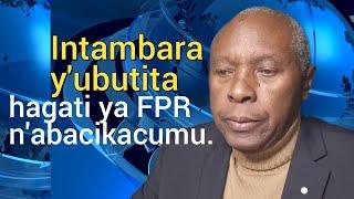 Intambara y'ubutita hagati ya FPR n'abacikacumu