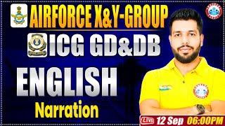 Airforce X & Y Group Classes 2024 | ICG GD DB English Practice Set | English By Anuj Sir