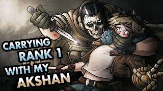 CARRYING RANK 1 PLAYER WITH MY AKSHAN