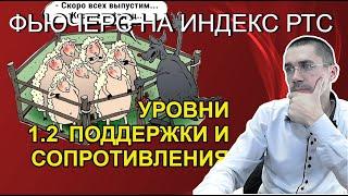 Уровни поддержки и сопротивления 1.2 Фьючерс РТС - Обучение трейдингу - Торговля на бирже - macd