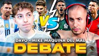 DEBATE CON MIKE - ¿MESSI O CR7? ¿BOCA O AMERICA (MEX)? ¿JULIAN ALVAREZ SOBREVALORADO?