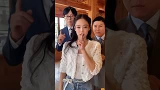 When Jennie Teaches Yoo Jae-suk Her Viral Dance! #blackpink #jennie #kpop