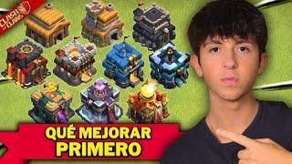 Qué MEJORAR PRIMERO en CADA AYUNTAMIENTO  (Clash of Clans)