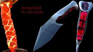 making the vile knife, full build