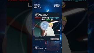 When Naruto Cutting Rasengan Like Fruit  || #shorts #naruto #boruto