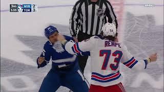 Matt Rempe Finally Drops The Gloves With Ryan Reaves