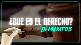 ¿QUE ES EL DERECHO? en minutos