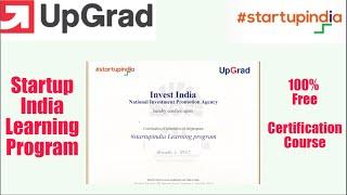 How to enroll  Startup India  Learning Program Powered by UpGrad