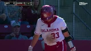 2024 NCAA Softball Oklahoma vs Liberty OU Radio Call