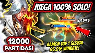 THIS IS WHAT 12,000 GAMES WITH AAMON LOOK LIKE! AAMON TOP 1 GLOBAL 85.0% WINRATE! | MOBILE LEGENDS