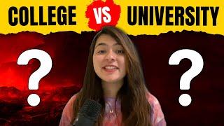 Difference between University and College in Canada | Ft. @Tania Hemdev