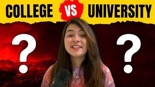 Difference between University and College in Canada | Ft. @Tania Hemdev