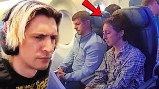 Drunk Passenger Ruins Everyone’s Flight | xQc Reacts