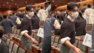 BTS V / Taehyung with Film Director Park Chan Wook at a Piano Concert