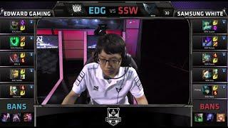 Edward Gaming vs Samsung White | Game 1 Group A S4 World Championship 2014 Day 1 | EDG vs SSW D1G1