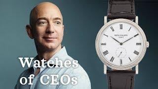 Watches of CEOs & Famous Business Executives (Jeff Bezos, Akio Toyoda, & More)