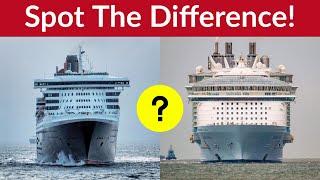 How can you tell the difference between Ocean Liners & Cruise Ships?