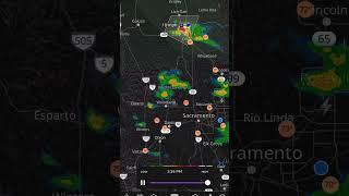 Radar: Thunderstorms Forming Around The Sacramento Valley 2:43pm Aug 24, 2024