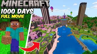 1000 Days in Minecraft Bedrock Edition [Full Movie]