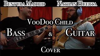 Awesome Jimi Hendrix/Stevie Ray Vaughan - Voodoo Child Cover by Bentura Madrid & Nathan Huerta