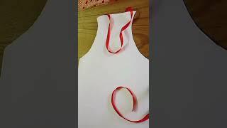 Easy to make a master chef cap and apron