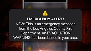 Residents Received False Evacuation Text Amid LA Wildfires