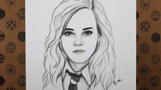 Hermione Granger Çizimi Kolay Yoldan Adım Adım Nasıl Çizilir