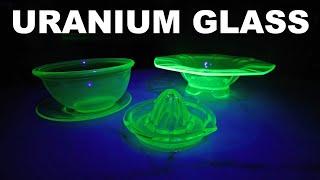 Radioactive glassware of the early 20th century