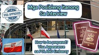 Poland visa appearance possible questions. PART 1