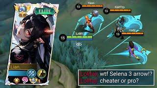 SELENA SECRET TRICK TO COUNTER TANK HEROES!! - BEST BUILD SELENA 2024!!