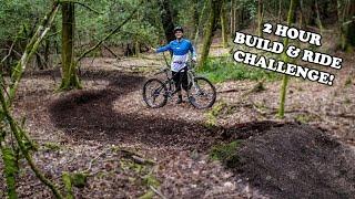 Can We Build a Downhill Track in 2 Hours? - BUILD & RIDE CHALLENGE!