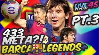  Live eFootball Lewandowski saves the Stream!  Is 433 META? Barca Legends?!   EP.45