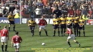 MANCHESTER UNITED FC V ARSENAL FC- FA CUP SEMI FINAL 1999 - SECOND HALF- PART 2 - EXTRA TIME