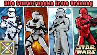 STAR WARS: Alle STURMTRUPPEN der ERSTEN ORDNUNG