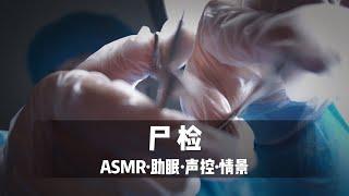 【ASMR扮演】尸检解剖，法医扮演，检查收集证据。视觉、听觉触发