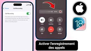 Comment activer l'enregistrement des appels sur iPhone iOS 18