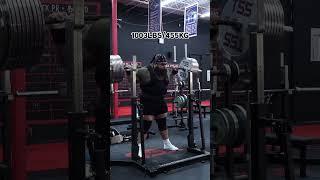 ENORMOUS 455kg squat Jesus Olivares as the weight builds 