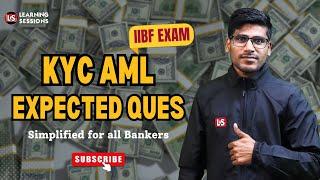 IIBF KYC AML | Most Expected Question Series | Hindi